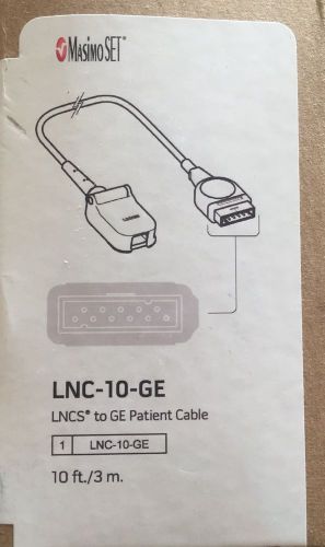 Masimo SET LNCS Patient Cable LNC-10-GE REF-2016