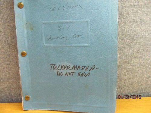 TEKTRONIX Type S-1 Sampling Head Operations and Service Manual w/schematics