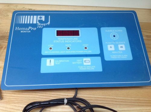 Monitor HP101-1000 Jewett HemaPro Temperature