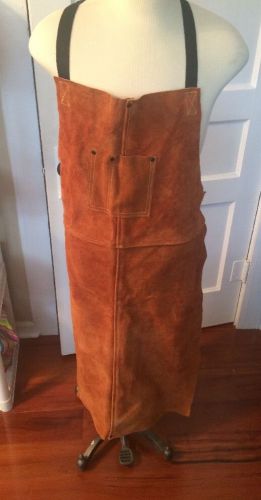 Steiner Split Leather Welding Apron 42&#034;x24&#034; EUC