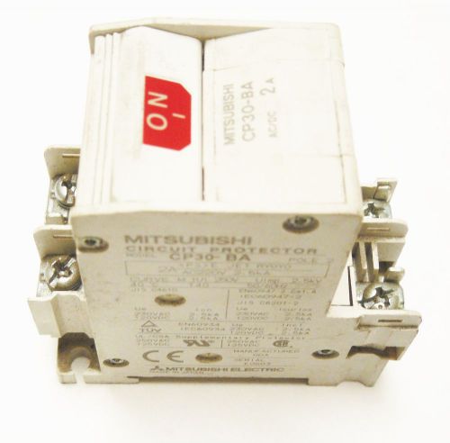 MITSUBISHI CIRCUIT PROTECTOR CP30-BA 2 AMP  2 POLE