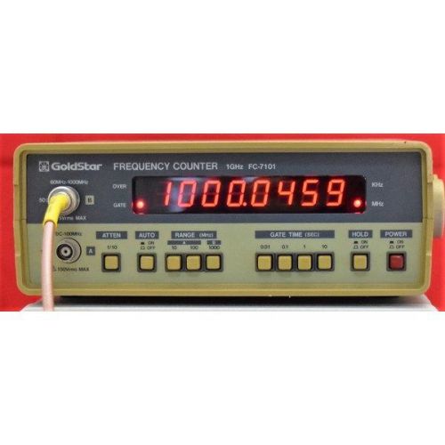 0.01-1000mhz fc-7101 goldstar universal rf frequency counter for sale