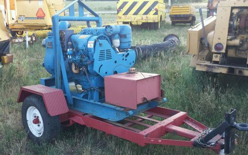 Gorman Rupp 4&#034; Diesel Powered Trash, Irrigation Pump, Water Pump, Deutz Diesel