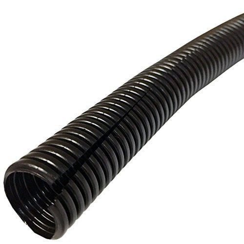 Flexible polyethylene wire loom 3/4 inch diameter 20 feet black 3/4&#034; dia - 20 for sale