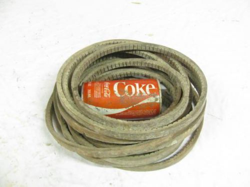 Rare 31 Feet of NOS 1/2&#034; S. R Sikes Co Antique Hit &amp; Miss Leather V-Belt Belting