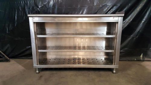 Stainless steel 70&#034; dish shelf for sale