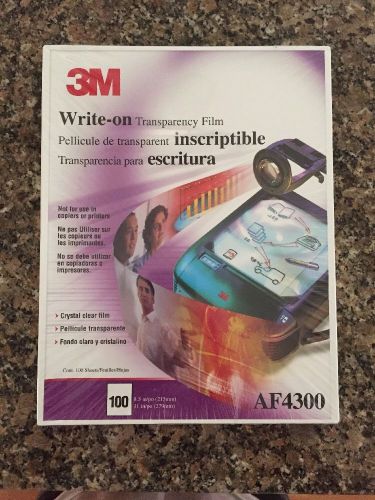 3M Write on Transparency Film 100 pcs AF4300