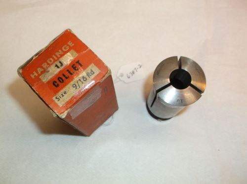 Collet, HARDINGE 9/16&#034; Round &#034;1J&#034;  Collet, Made in USA