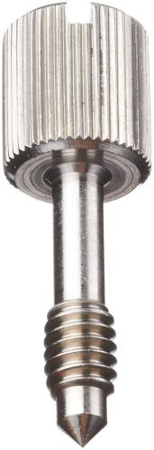 SS Panel Screw, Plain Finish, Knurled Head, 1-3/8&#034; L#10-32 Thread (Pack of 10)