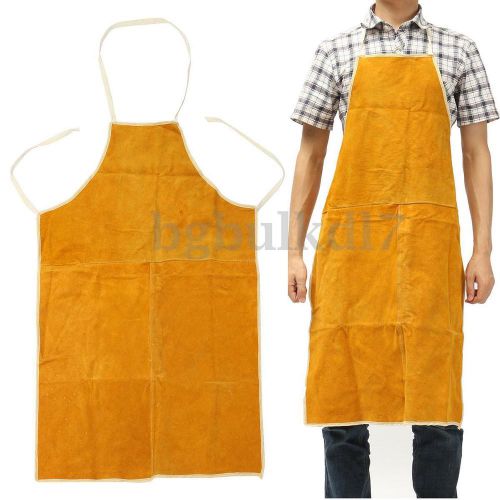 Leather Welders Aprons Heavy Duty Welding Heat Insulation Protect Blacksmith