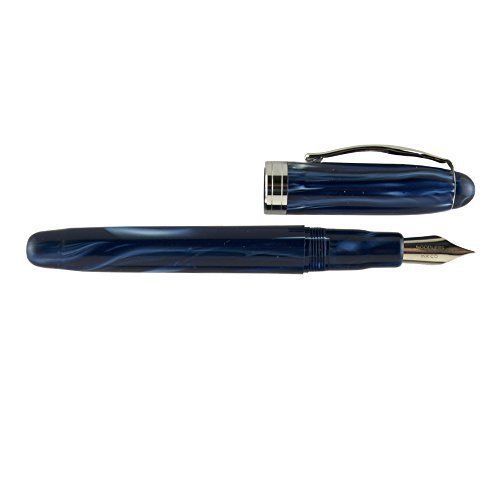 Luxury Brands Noodler&#039;s Ahab Flex Nib Fountain Pen Lapis Medieval Blue And