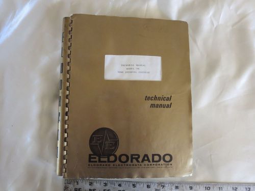 ELDORADO 796 TIME INTERVAL COUNTER TECHNICAL MANUAL