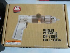 Chicago Pneumatic Cp785h 1/2&#034; Pistol Air Drill 500 Rpm