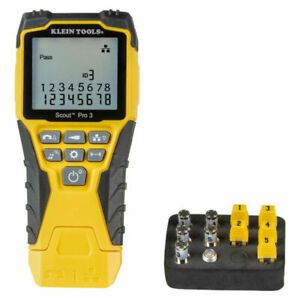 NEW - Klein Tools VDV501-851 VDV Scout Pro 3 Tester Kit