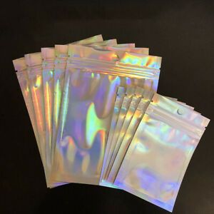 Seal Aluminum Foil Mylar Flat Bags Reclosable Pouches Retail Packaging Bag