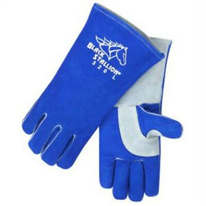 Black Stallion 320 CushionCore Split Cowhide Stick Welding Gloves X-Large