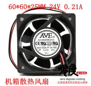 #LL NEW Fan   AVE AV-6025M24S 24V 0.21A 6CM 6025 2