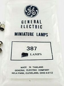 Lot of 30 General Electric 387 28 Volt Vintage Miniature Lamps GE