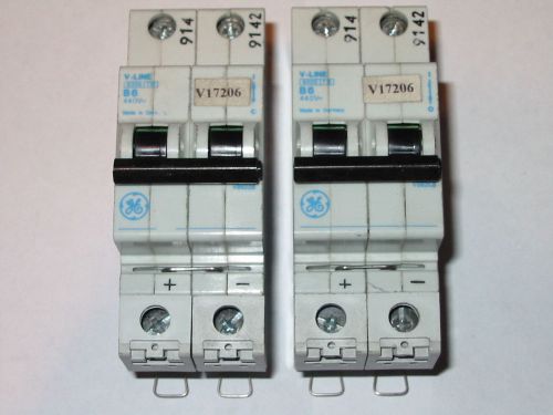 LOT OF 2 GENERAL ELECTRIC GE CIRCUIT BREAKER   V-LINE B6