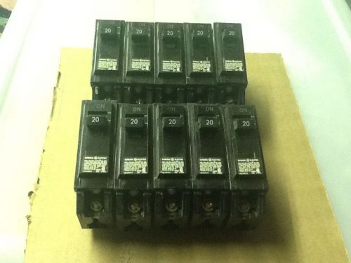 General Electric THQB1120 circuit breakers (lot of 10)