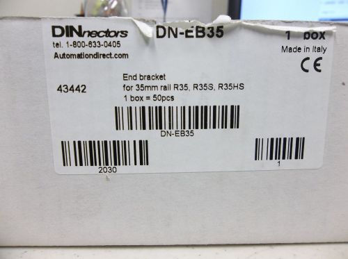 Qty: 49 - Automation Direct End Brackets - DN-EB35