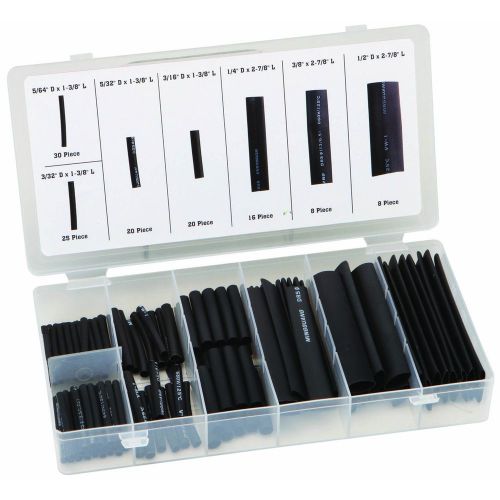 127 PIECE - ASSORTED HEAT SHRINK TUBING KIT - WATERPROOF MARINE ELECTRICAL WIRE