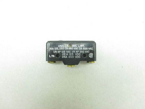 NEW MICRO SWITCH BZ-2R-A2 LIMIT 480V-AC 250V-AC 1/8HP 1/4A AMP SWITCH D442533