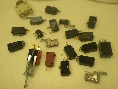 20 USED   MIRCO SWITCHES