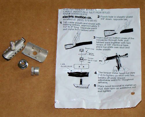 Electric motion 20b1-spr-04 b bond clamp 2 for a $1 for sale