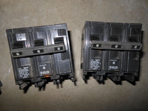 Siemens ITE B340 3pole 40amp 240v circuit breaker Type BL main panel warranty!