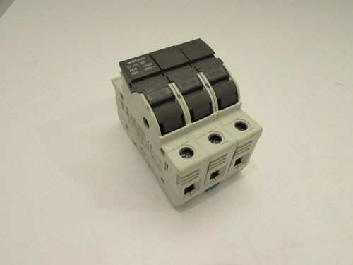 Wohner 31113 fuse holder 3 pole 32a 690v 10x38 fuses ***xlnt*** for sale