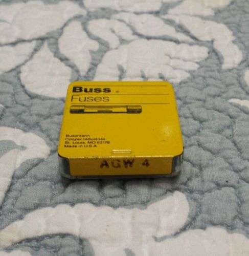 Five Buss NOS Automotive Fuses AGW 4