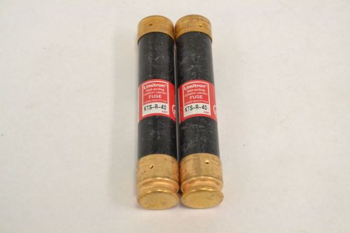 LOT 2 NEW BUSSMANN KTS-R-40 FAST ACTING CURRENT 40A AMP 600V-AC FUSE B296584