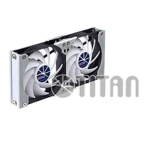 Titan TTC-SC09T(B) Multi-Purpose Dual Rack 120mm Fan Kit + Speed Control 12v 24v