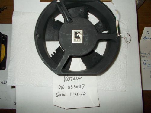 COMAIR ROTRON 033037 FAN Type 1790YF 1PH 115V 3250RPM 50/60HZ (10493)