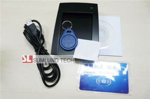 13.56MHz Mifare Rfid Reader/Writer USB, free test card, NFC sticker, Keyfob, SDK