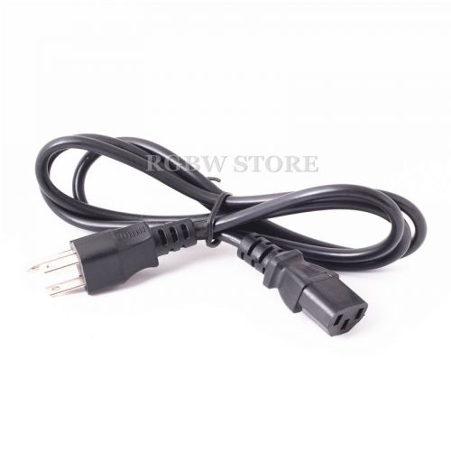 3M 18 AWG 3 Prong Standard USA Universal AC Power Cord Supply Plug PC TV Monitor