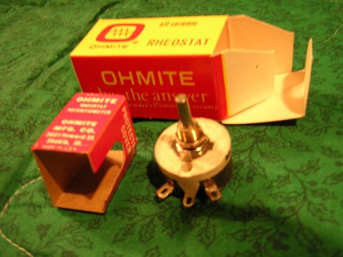 Ohmite rheostat 12-1/2 watt 15 ohm model e 12.5 vintage 0107 nos in box usa pot for sale