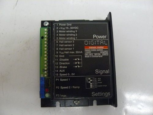 MAXON MOTOR 1-Q-EC AMPLIFIER MOTOR CONTROLLER