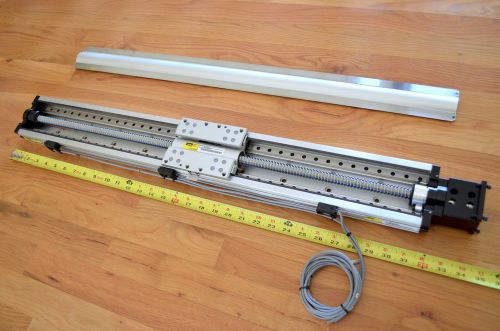 32&#034; Parker 404XR Linear Actuator Precision Ground Ballscrew Nema23 XRMP -THK CNC