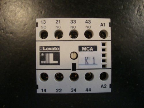 NEW LOVATO MCA 31E Sti 24V RELAY CONTACTOR  *more available*