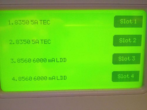 Newport 8000 Controller with 8350 TEC modules and 8560 LDD modules