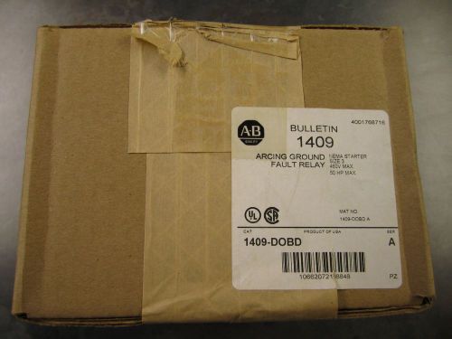 NEW ALLEN BRADLEY 1409-DOBD ARCING GROUND FAULT RELAY