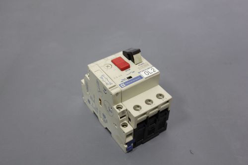 TELEMECANIQUE MOTOR CIRCUIT BREAKER STARTER W/AUX CONTACT GV2-M08 (S9-2-79D)