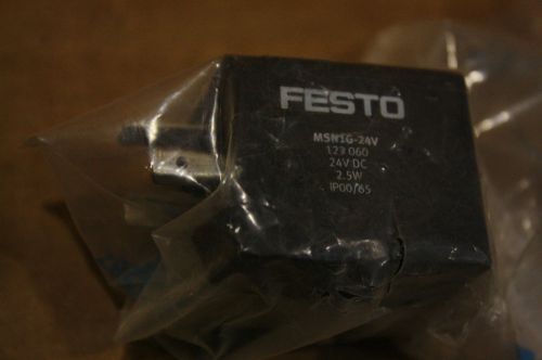 FESTO MSN1G-24V SOLENOID COIL &amp; SOCKET