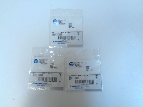 Allen bradley 800t-x608 series a legend plate (speed) - lot of 3 - brand new for sale