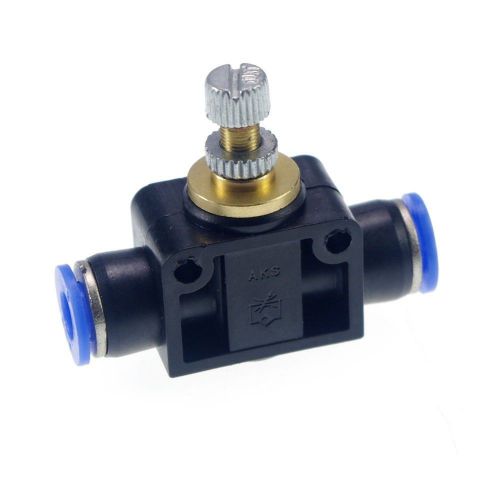 (5)pcs 12mm Push In Speed Controller Pneumatic Air Valves