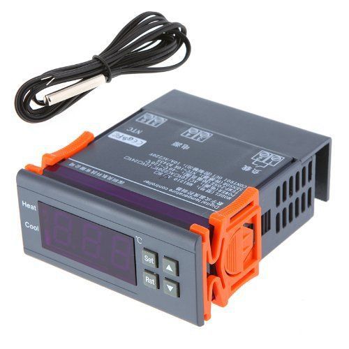 200-240V Digital Temperature Controller Regulator Thermocouple with Sensor Gift