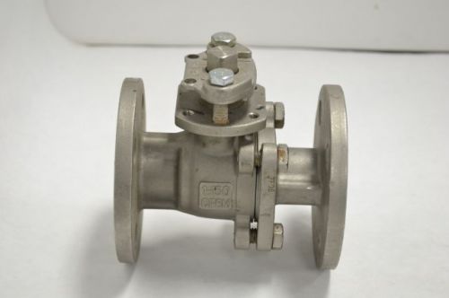 VALMET? CF8M CLASS 150 STAINLESS STEEL 4-BOLT FLANGED 1IN BALL VALVE B204749