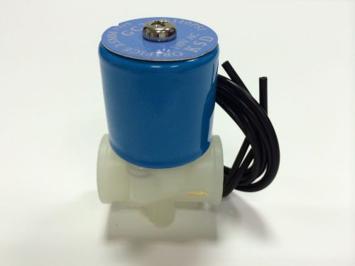 1/4&#034; NPT Plastic Electric Solenoid Valve 120V AC, N/C, RO, Air, Water